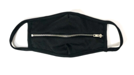 Black Zipper Mask