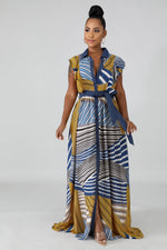 Mixed Pattern Maxi