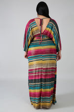 Shimmer Kimono Maxi