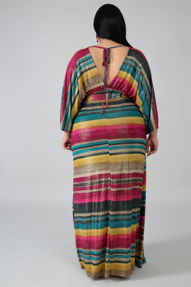 Shimmer Kimono Maxi